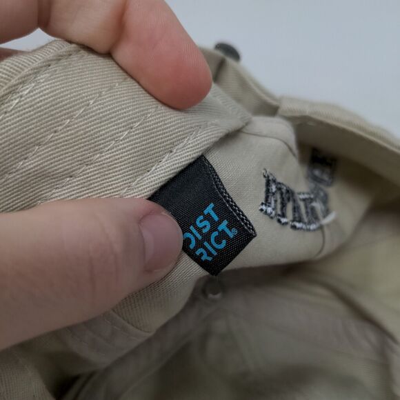 Blvk Savage Skull Patch Slideback Hat Tan One Size Adjustable District - Picture 7 of 8